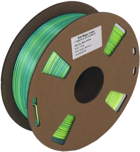 PS Imports PLA 1.75mm x Bicolor Silk Magic-Blue-Yellow