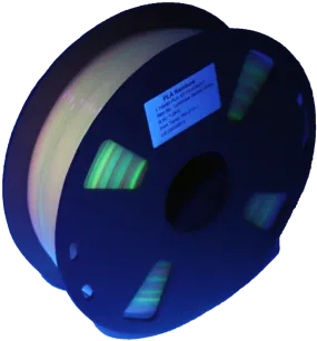 PS Imports PLA 1.75mm x Rainbow Luminous Rainbow-White