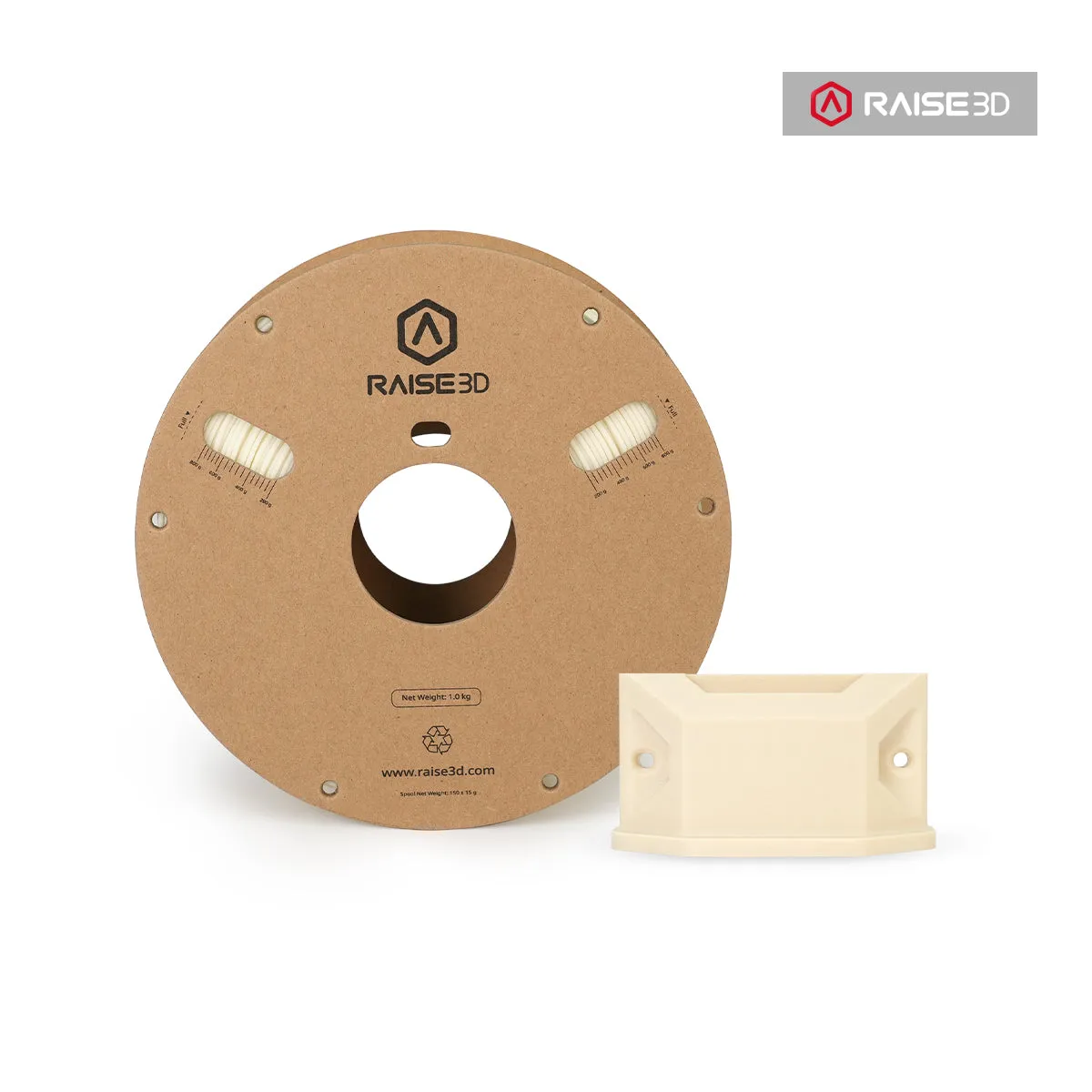 Raise3D Industrial PET Support Filament - 1.75mm (1kg) - Natural