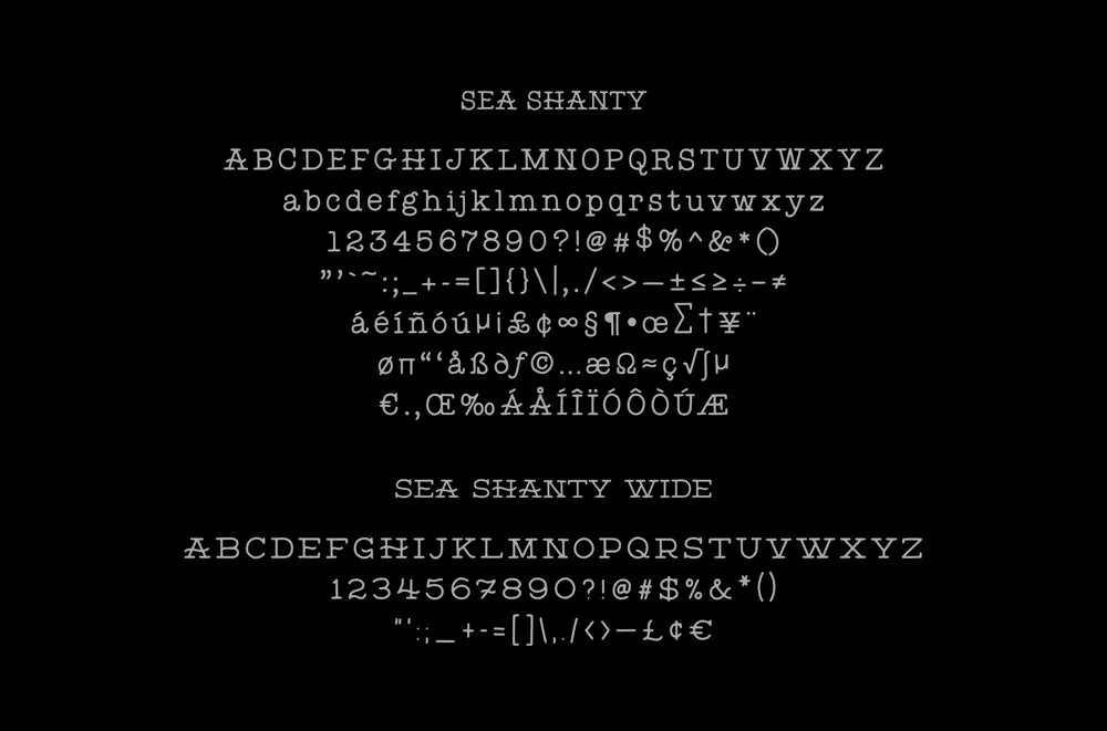 Sea Shanty Font