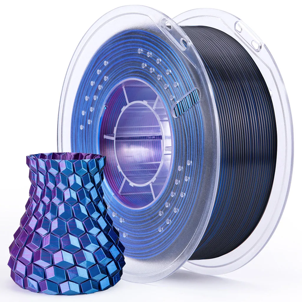 Silk PLA Filament 1.75mm Colored 1KG