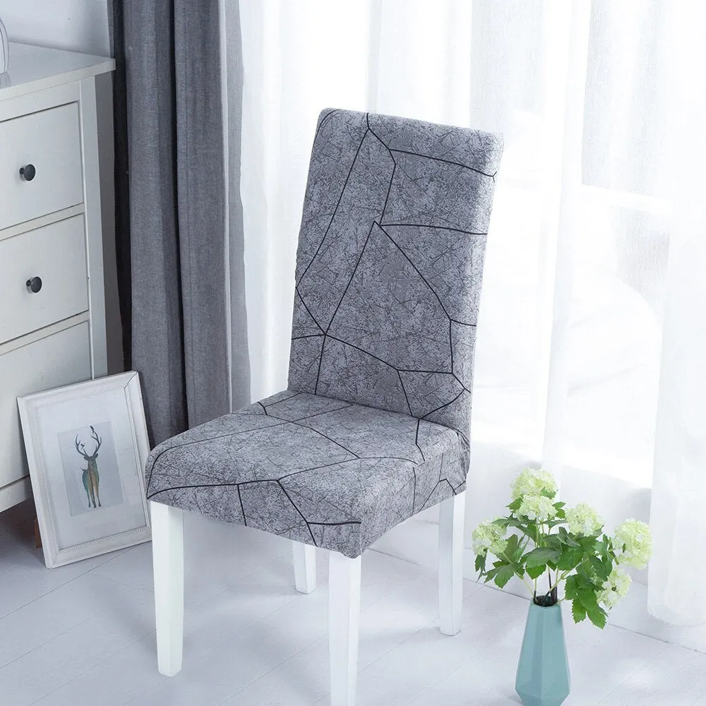 Slipcover Spandex Elastic Dining Chair Slipcover Removable Anti-dirty Kitchen Seat Case Stretch Chair Cover for Banquet