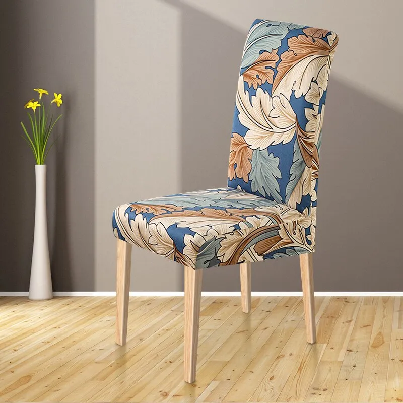 Slipcover Spandex Elastic Dining Chair Slipcover Removable Anti-dirty Kitchen Seat Case Stretch Chair Cover for Banquet