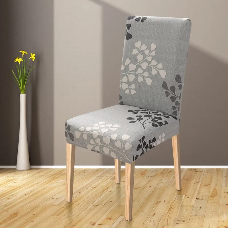 Slipcover Spandex Elastic Dining Chair Slipcover Removable Anti-dirty Kitchen Seat Case Stretch Chair Cover for Banquet