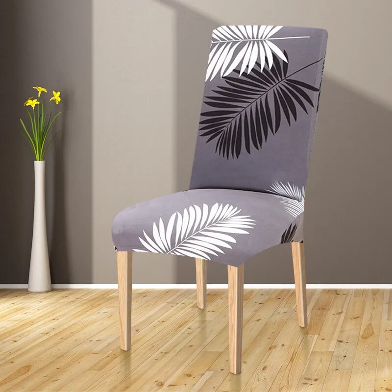 Slipcover Spandex Elastic Dining Chair Slipcover Removable Anti-dirty Kitchen Seat Case Stretch Chair Cover for Banquet