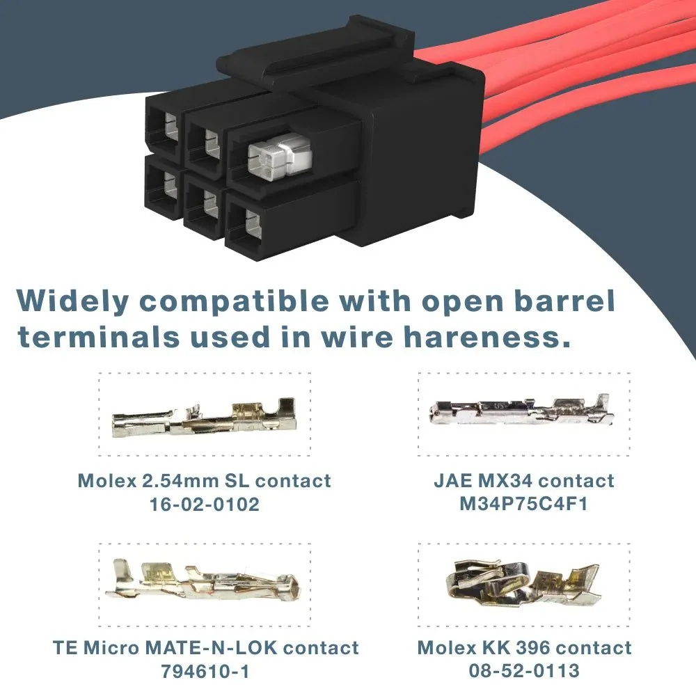 SN-2549 Ratcheting Wire Crimper for JST ZH 1.5mm,PH 2.0mm,XH 2.5mm, VH 3.96mm, Dupont 2.54mm Pitch Open Barrel Terminals
