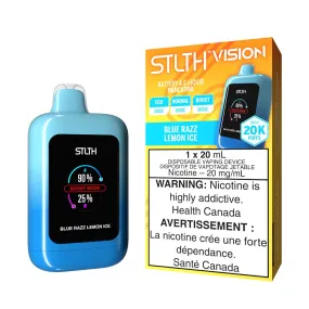 STLTH Vision Blue Razz Lemon Ice Disposable Vape