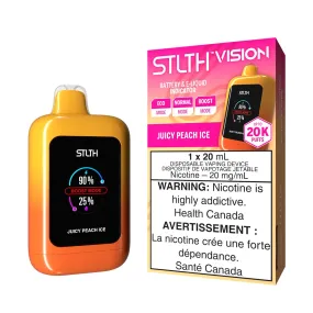 STLTH Vision Juicy Peach Ice Disposable Vape