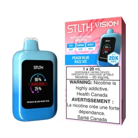 STLTH Vision Peach Blue Razz Ice Disposable Vape