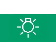 Switch Lens Bottom Green Lights Pk5