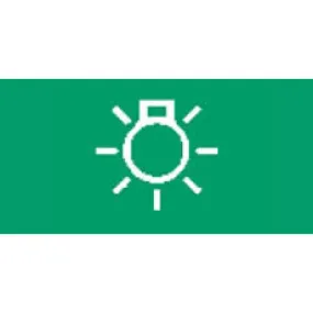 Switch Lens Bottom Green Lights Pk5