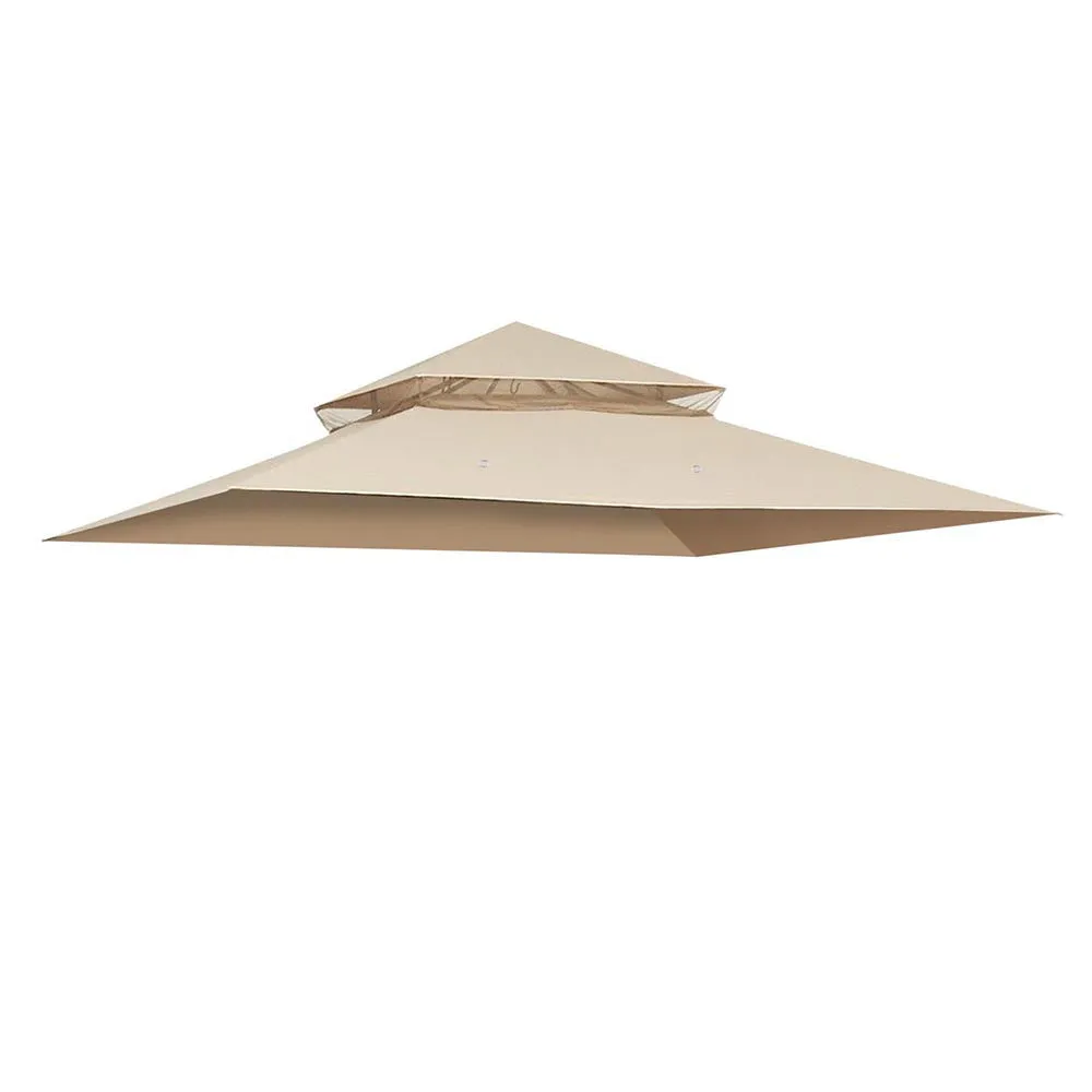 TheLAShop 10x10 ft 2-tier Madaga Gazebo Canopy Replacement (10'7"x10'7") PA