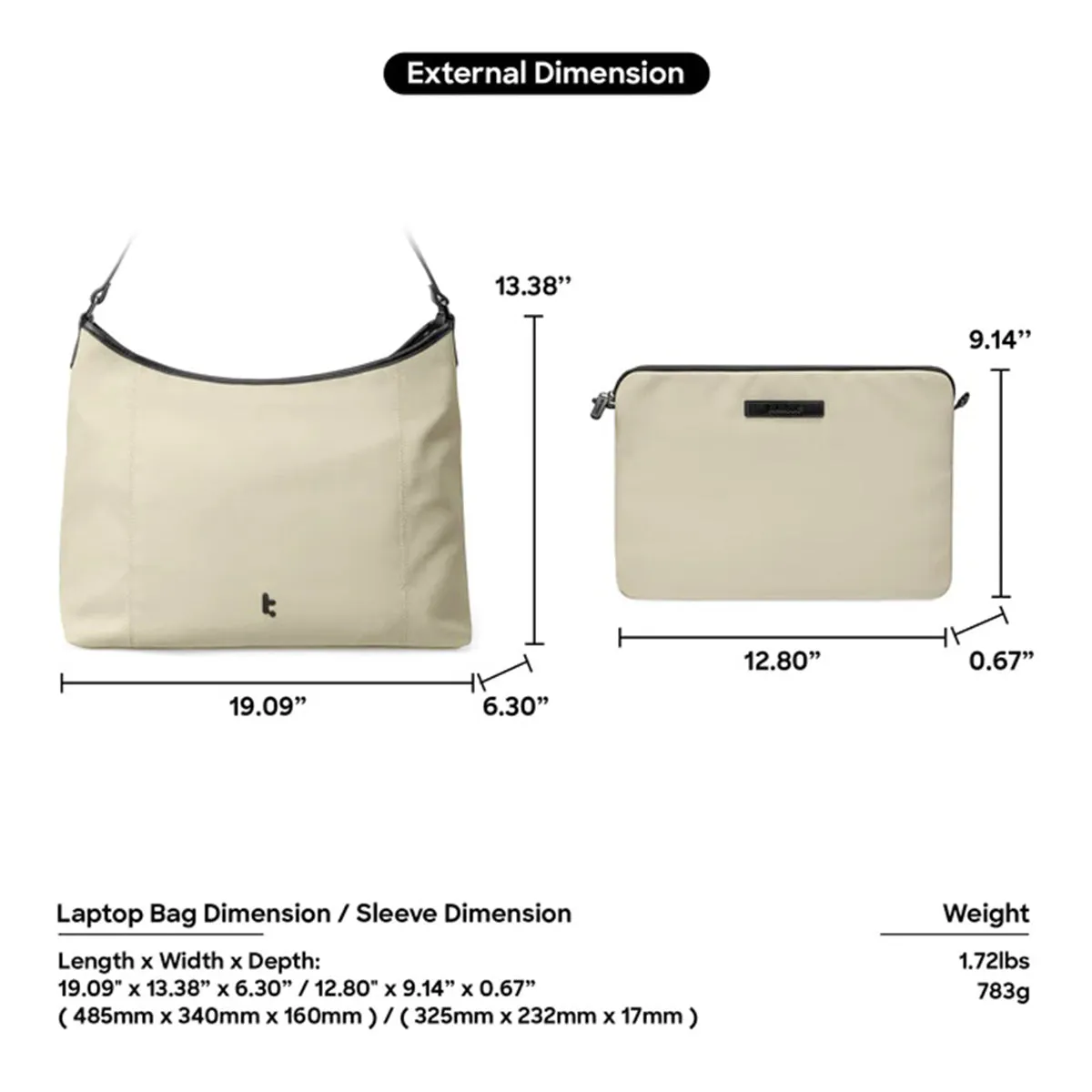 Tomtoc Versatile-T28 Laptop Tote Bag 14″