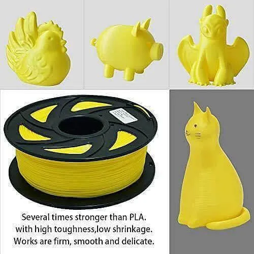 Tronxy 3D Flexible Yellow TPU Filament 1.75mm 1KG
