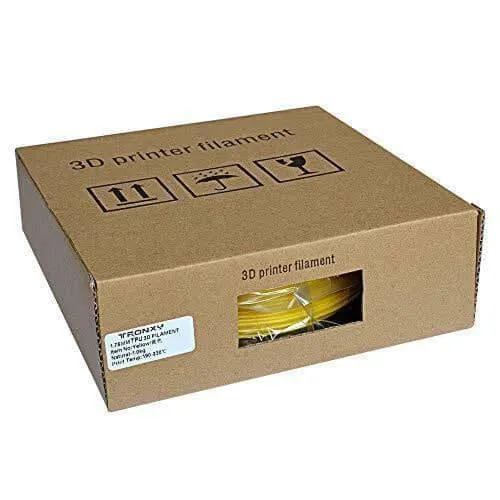 Tronxy 3D Flexible Yellow TPU Filament 1.75mm 1KG