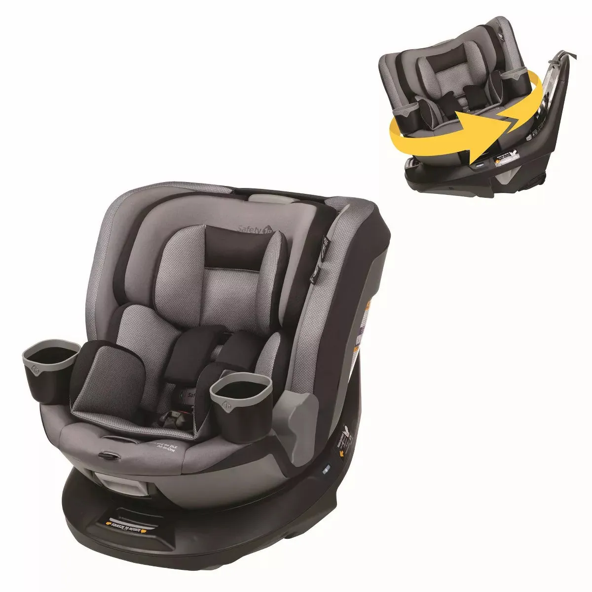 Turn and Go 360 DLX Rotating All-in-One Convertible Car Seat - High Street