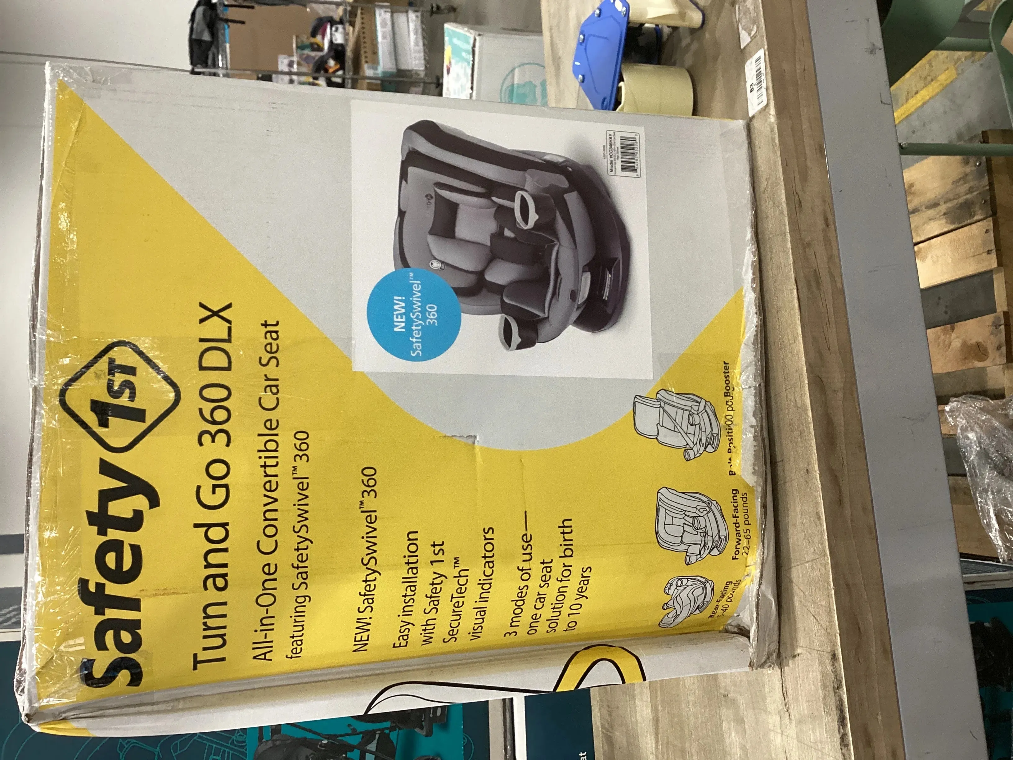 Turn and Go 360 DLX Rotating All-in-One Convertible Car Seat - High Street