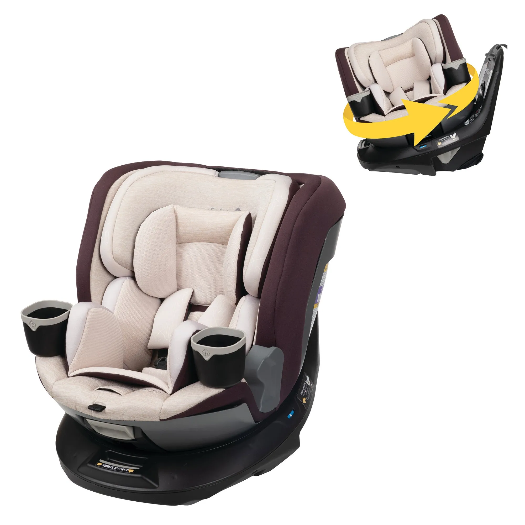 Turn and Go 360 DLX Rotating All-in-One Convertible Car Seat