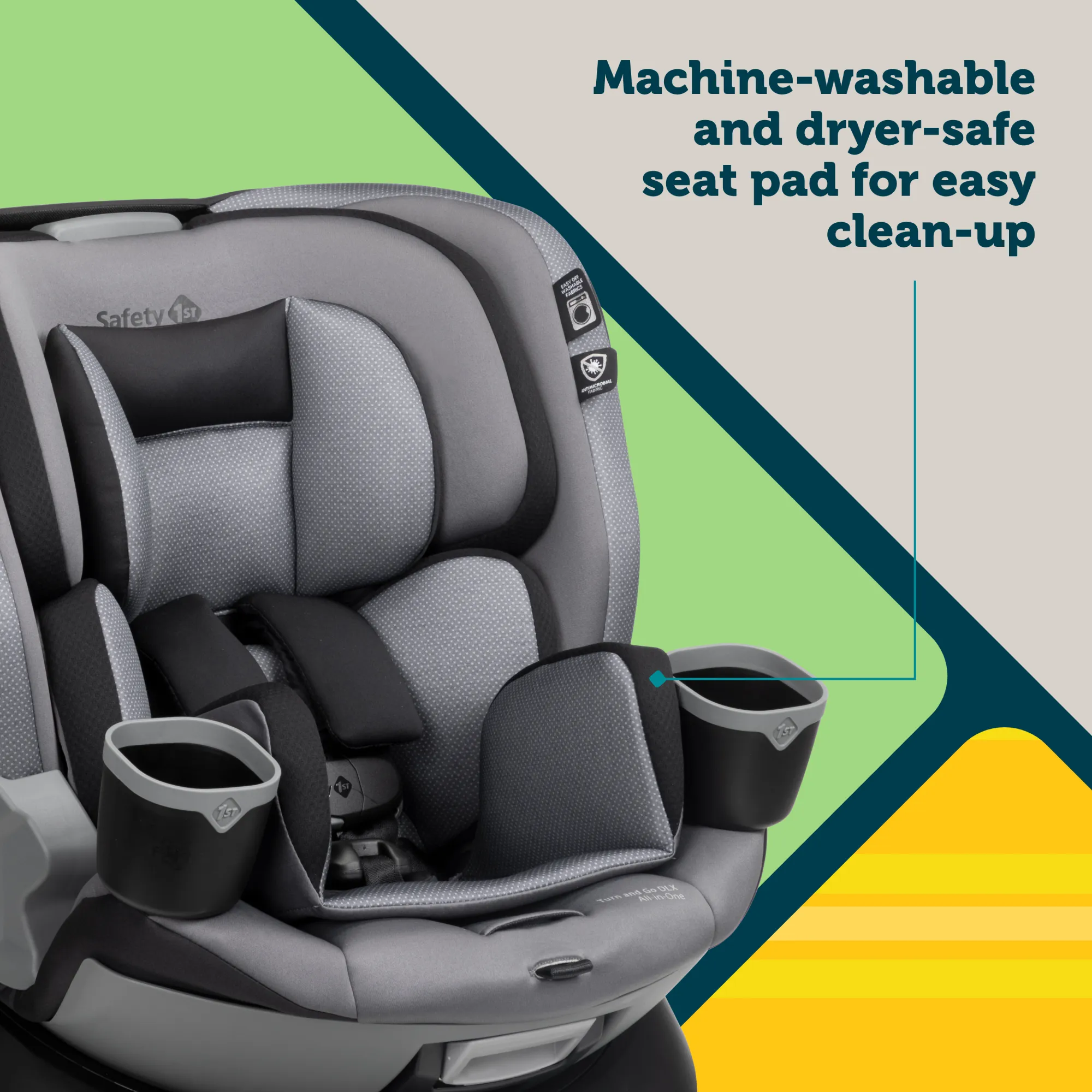 Turn and Go 360 DLX Rotating All-in-One Convertible Car Seat