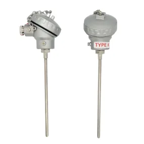 Type K Thermocouple Sensors with Terminal Head