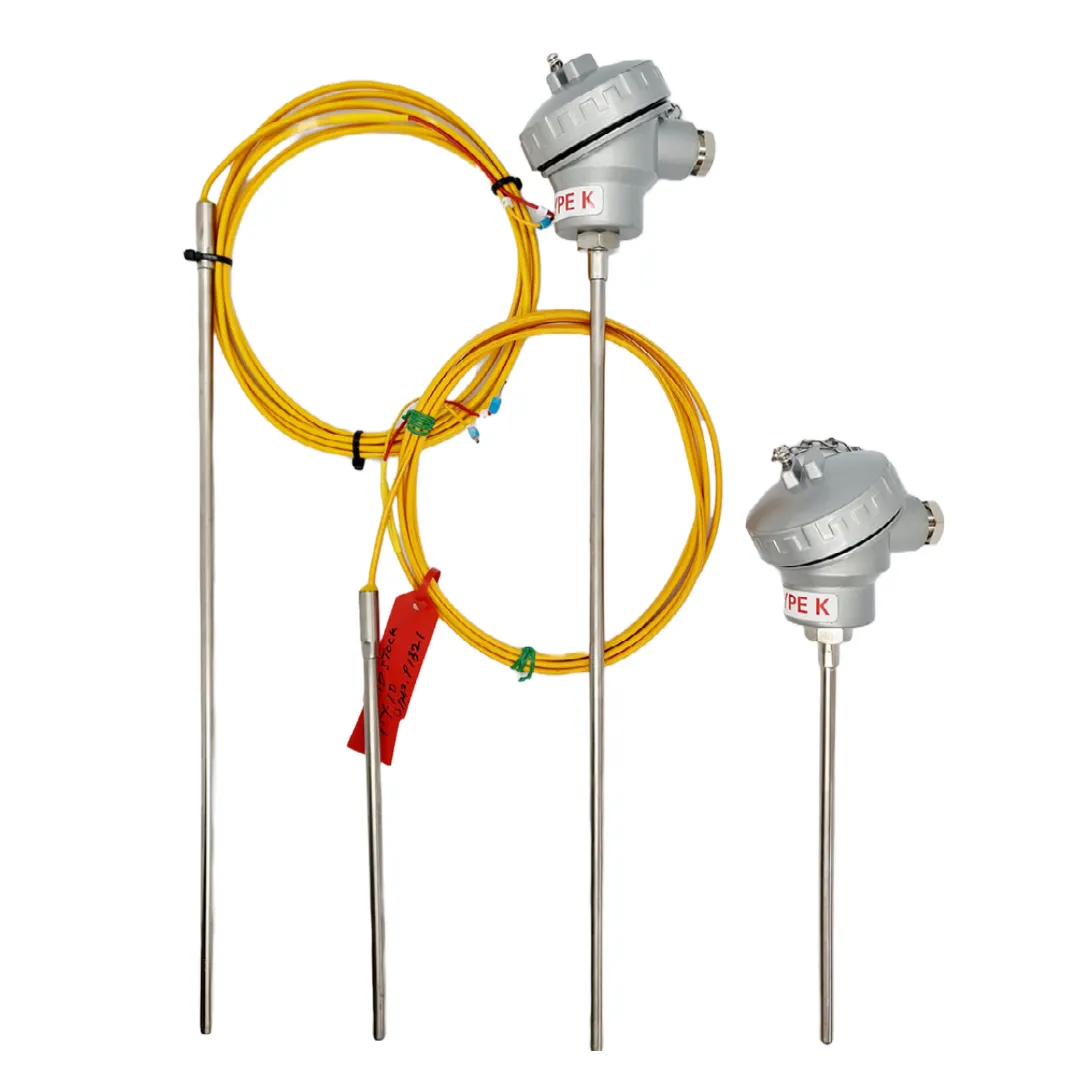 Type K Thermocouple Sensors with Terminal Head