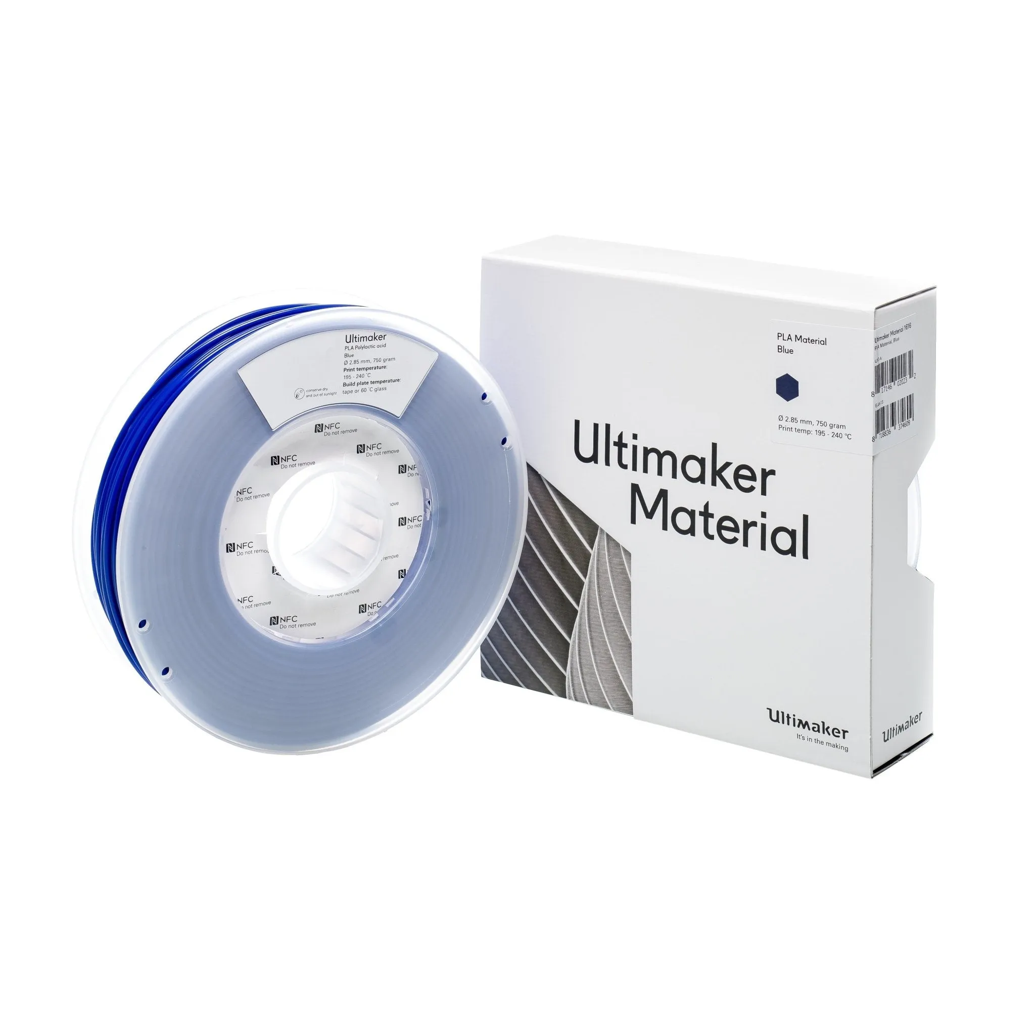 Ultimaker Filament - PLA Blue, 750g