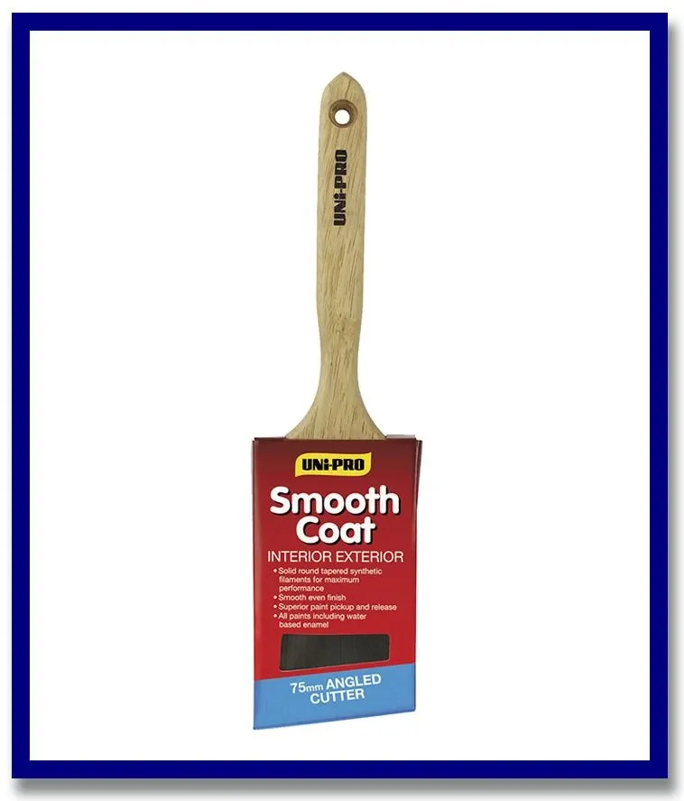 UNi-PRO Smooth Coat Angled Sash Cutter Brush - 1 Pc