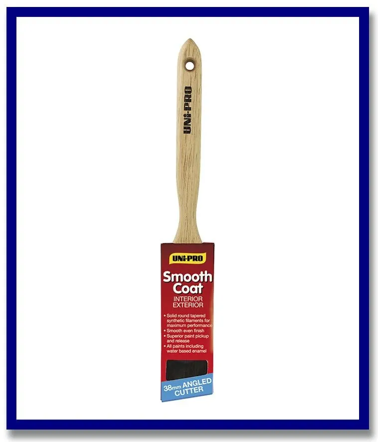 UNi-PRO Smooth Coat Angled Sash Cutter Brush - 1 Pc