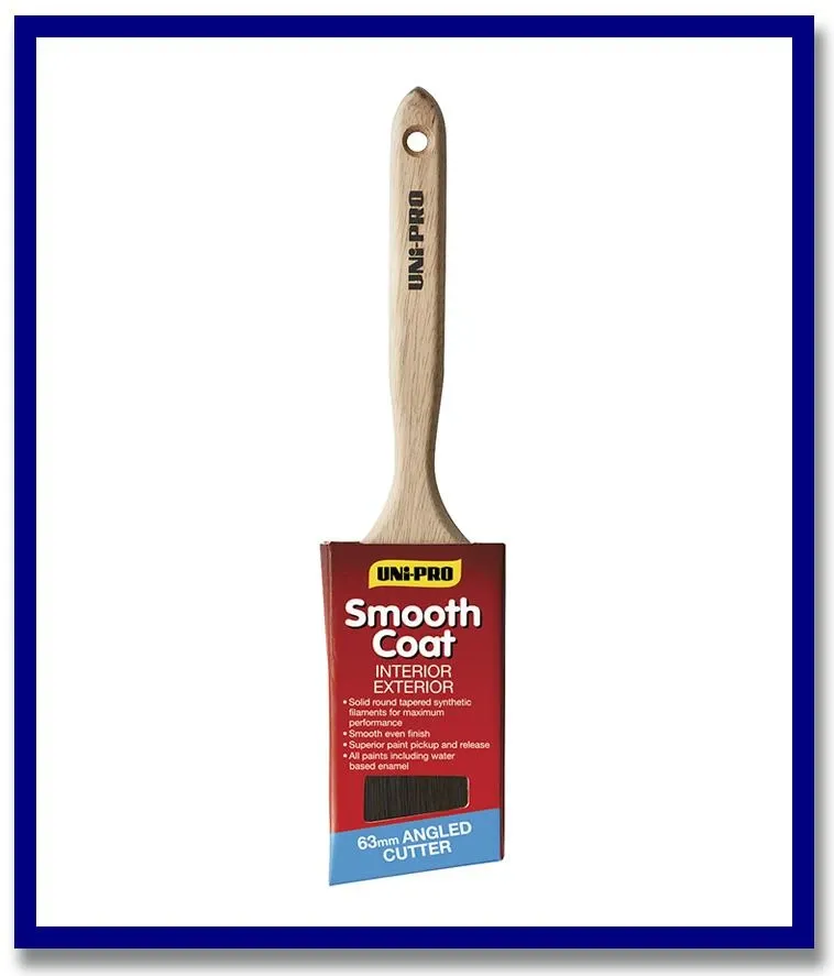 UNi-PRO Smooth Coat Angled Sash Cutter Brush - 1 Pc