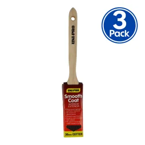 UNi-PRO Smooth Coat Cutter Brush 38mm x 3 Pack Interior Exterior Trade