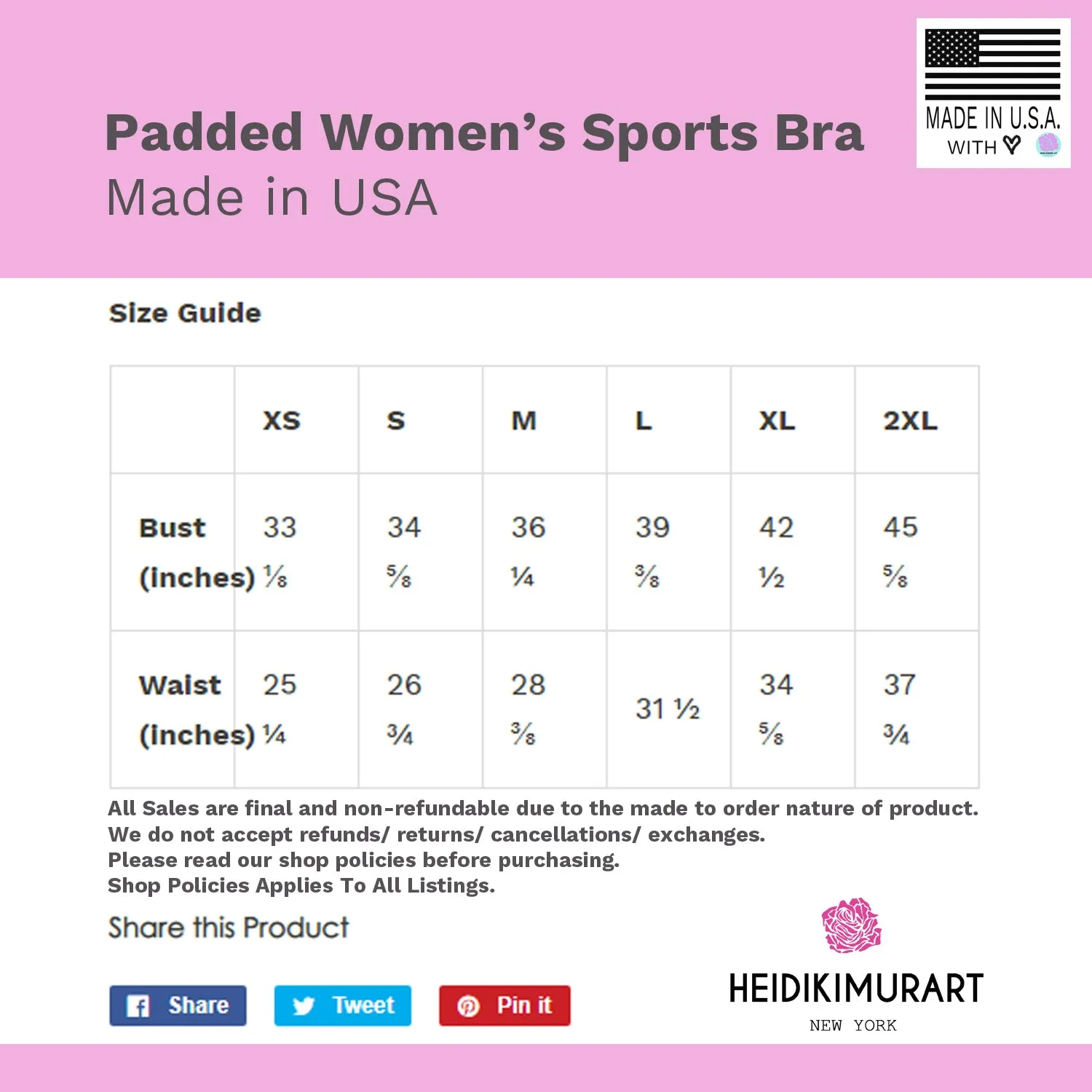 Vintage Style Rainbow Sports Bra, Vertically Stripe Women's Padded Bra-Made in USA/EU