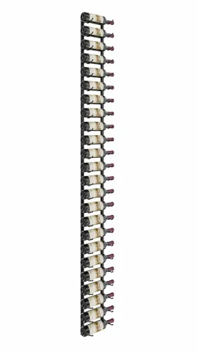 W Series Wine Rack 8 (modern wall mounted metal bottle storage)