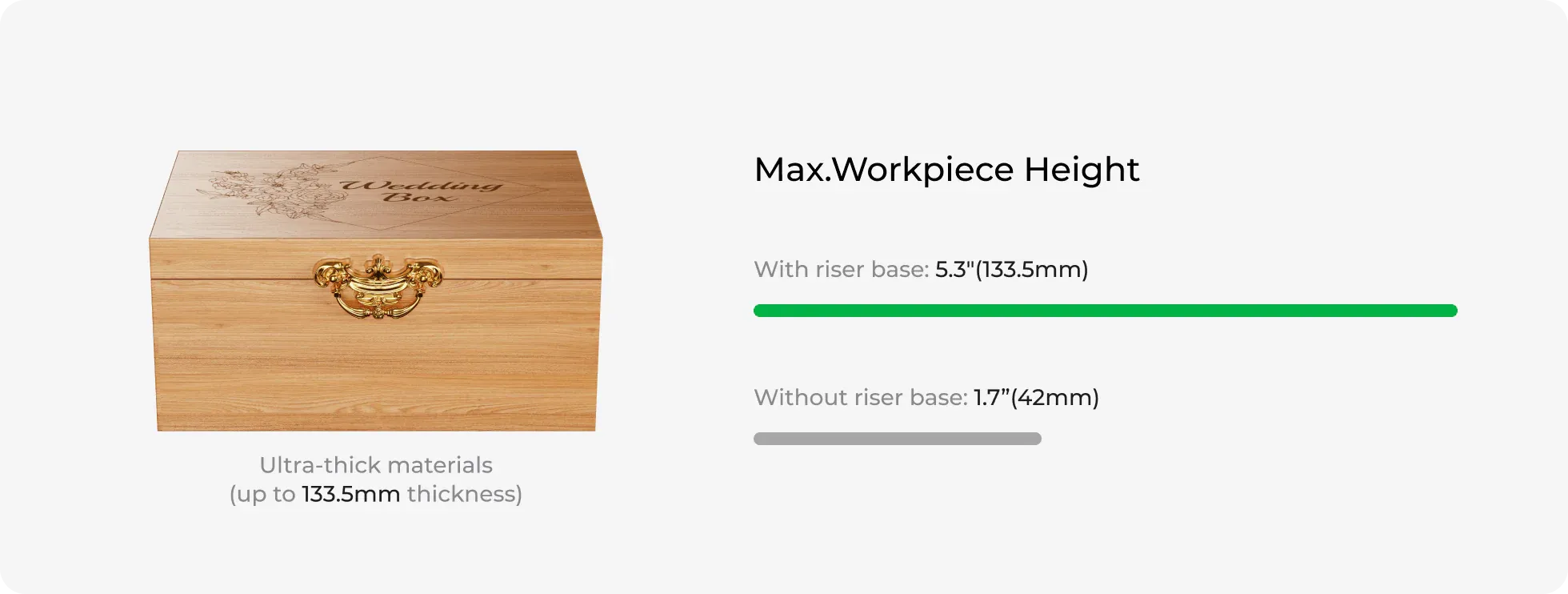 xTool S1: Riser Base